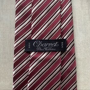 Charvet mens tie pink/geometric - Gem